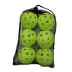 thumbnail image 2 of Paquete de 6 bolas de Pickleball, bolas de Pickleball de 40 agujeros, bolas de tamaño oficial especialmente Verde, 2 of 8