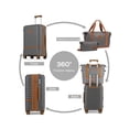 thumbnail image 2 of Joyway 20" Expandable Carry-on Luggage suicase with Spinner Wheels，Hardside 3PCS Set with TSA Lock, 2 of 6