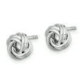 thumbnail image 2 of Primal Silver Sterling Silver Rhodium-plated Love Knot Post Earrings, 2 of 5