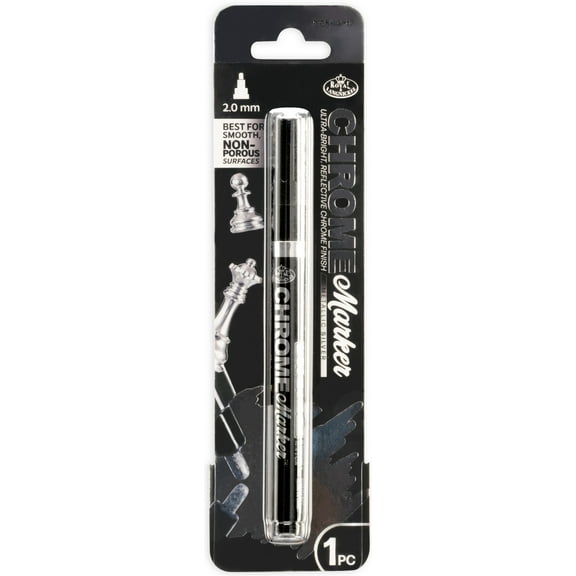 Royal & Langnickel - 2MM Silver Metallic Chrome Marker