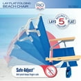 thumbnail image 4 of Rio Classic 5 position lay flat chair w/ fold down towel bar, 4 of 7