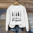 thumbnail image 1 of Amzcrzy Chandails pour Femmes Chandail de Noël Chandail de Noël pour Femmes Col Rond Imprimé Chandail Ample Manches Longues Chandails Sans Capuche Chandails pour Femmes 2TG, 1 of 4