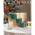 thumbnail image 2 of Joyero de viaje Vlando para mujer, regalo de boda, color verde, 2 of 8
