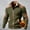 Army Green-Athletic-Men, variant on Zedker Men's Corduroy Jacket Full Zip Cardigan Sweatshirt Long Sleeve Elbow Patch Jacket Lightweight Casual Coat Clothes Green L