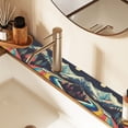 thumbnail image 2 of Yayeee Faucet Mat for Kitchen Sink 30" Diatomite Long Splash Guard Pad, Evening Mountain Road, 2 of 7