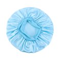 thumbnail image 2 of Paquete de 2 gorros de seda para dormir, gorro de seda para dormir, gorro de satén ajustable, gorro de seda transpirable para la noche, gorro de seda suave para mujeres y niñas, 2 of 3