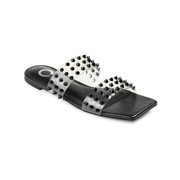 Journee Collection Womens KATARI Open Toe Vinyl Flatform Sandals