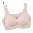 thumbnail image 1 of Sujetador sin costuras Wireless Hacer subir Lingerie Sport Ropa interior transpirable, Albaricoque, L sidaley AP002552-07, 1 of 7