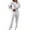 White 2 piece outfits for women, variant on Usmixi Tracksuits Set for Women Cropped Hoodies Lounge Sets for Women Casual Hooded Sweatshirt and Drawstring Jogger Sweatpant Sweatsuit Sets with Pocket Girls 2 Piece Outfits Under $10