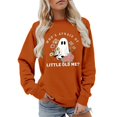 thumbnail image 2 of Who's Afraid Of Little Old Me Halloween Ghost Sweatshirts for Women Long Sleeve Crewneck Cute Ghost Graphic Pullover Tops, 2 of 5