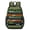 Football Text Green, variant on Football Text Black Pattern 17" School Backpacks for Teens,Waterproof Oxford Fabric,S-Shape Padded Straps for School,Travel,Hiking,Camping
