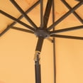 thumbnail image 3 of SAFAVIEH Elegant 11' Market Crank Round Patio Umbrella, Yellow, 3 of 6
