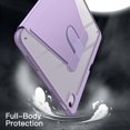 thumbnail image 4 of Funda JeTech Rotating para iPad Air M3/M2 de 13 pulgadas con lápiz morado, 4 of 7