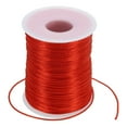 thumbnail image 1 of Unique Bargains Corde en Satin de Nylon 1,5 mm x 109 Yard Corde Tressée pour Perles 1,5 mm, Rouge, 1 of 6