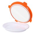 thumbnail image 2 of Fresh Tray Vacuum Sealing Food Preservation Tray Refrigerator Kitchen Food Storage Container  Orange, 2 of 10