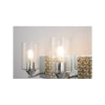 thumbnail image 3 of Lucas McKearn Bocage 3-light Metal Bath Vanity Light in Polished Chrome/Silver, 3 of 4