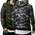 thumbnail image 7 of Men Fleece Sweatshirt Autumn Winter Camo Hooded Hoodies Blank Pullover Hoody Cotton Male tops clothes, 7 of 7