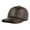 Dark brown, variant on Baseball Cap Men Genuine Leather Sna-pback Male Hi-gh Qua-lity Brown Black Autumn Winter Mens Hats And Caps ,Fashion