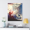 thumbnail image 2 of Scripture Walls Trust in Lord Proverbs 3:5-6 Skyp Bible Verse Canvas Christian Wall Art Ready to Hang Unframed, 2 of 9