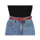 thumbnail image 4 of Cinturón delgado y ajustado para mujer INSPIRE CHIC, con hebilla rectangular, de cuero PU, cinturones simples y sólidos para jeans y vestidos, 99 cm/39" rojo, 4 of 4