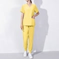 thumbnail image 1 of BVOFAR Ensemble de Blouses Médicales pour Femmes Col en V & Pantalons Jogger Uniforme Médical Extensible avec Poches, 1 of 6