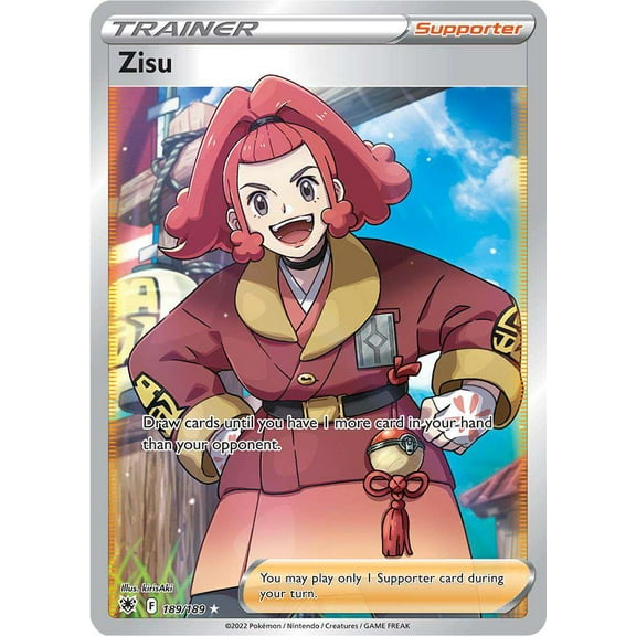 Pokemon Sword & Shield Astral Radiance Ultra Rare Zisu #189