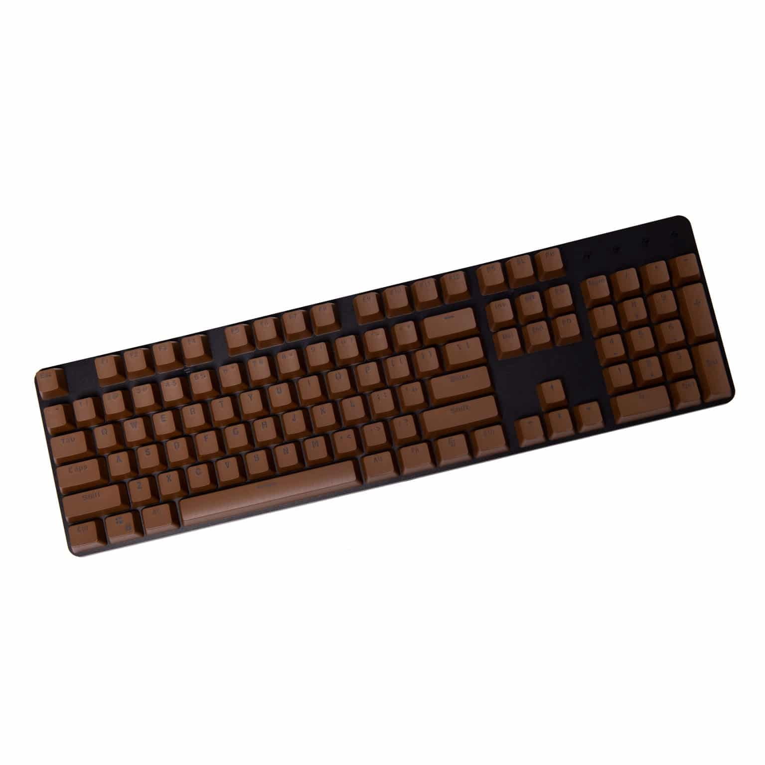 Stryker PBT Mixable Keycaps 104 key set [Coffee]