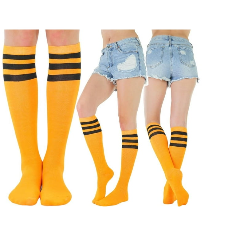ToBeInStyle Women's Pack of 6 Knee High Socks 