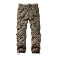 thumbnail image 6 of Matchstick Men's Retro Relaxed Plus Size Cargo Pants with Multi Pockets, 6 of 7