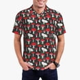 thumbnail image 5 of Wukai Red Mushrooms Men’s Polo Shirts,Quick-Dry Athletic Shirt,Classic Fit Shirts-4X-Large, 5 of 8