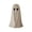 C-A, variant on Large Ghost Tabletop Decoration , 20" Black and White Matte Resin Standing Ghost Tabletop Figurine, Gentle Whimsical Autumn Halloween Indoor Shelf & Mantel Decoration