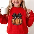 thumbnail image 4 of Toddler Halloween Sweatshirt Girl Boy Pumpkin Ghost Pullover Crewneck Long Sleeve Shirt Cute Spooky Season Tops, 4 of 6