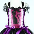 thumbnail image 6 of EliteGoogv Girls Halloween Dress Role Play Outfits Halloween Tutu Dress For Girls Role Play Halloween Costumes Purple 7Y, 6 of 9
