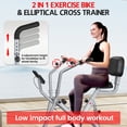 thumbnail image 6 of POOBOO Silent Magnetic Resistance Indoor Cycling Bike Exercise Bike with Arm Exerciser Stationary Bike for Home Gym Exercise, 6 of 11