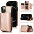 thumbnail image 2 of Compatible with iPhone 13 Pro Max Wallet Case with Card Holder Crossbody Neck Strap Lanyard Handbag Wrist Strap Purse for Women PU Leather Flip Case with Credit Card Kickstands Stand Case, 2 of 16