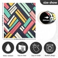 thumbnail image 5 of Yayeee Magnetic Dishwasher Cover for The Front Decoration Home Kitchen Machine Sticker Protector, Red Geometric, 5 of 6