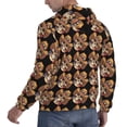 thumbnail image 6 of Salouo Wild West Cowboy Skull Pattern Men's Fall Hoodie Sweatshirt,Sport Hoodie with Pockets for Men Pullover Casual Hooded Sweatshirt-Large, 6 of 7