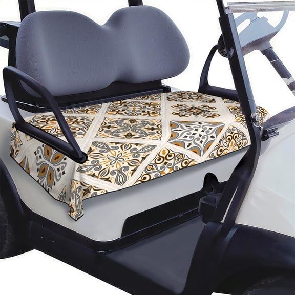 All-Season Golf Cart Seat Cover 51" x 31", Soft Microfiber Towel for EZGO, Yamaha, Club Car Front Bench Seats