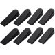 thumbnail image 1 of 8x Cunas de Parada de Puerta， Tapones de Puerta Antirayaduras de Goma para El Hogar Y la Oficina (Negro), 1 of 5