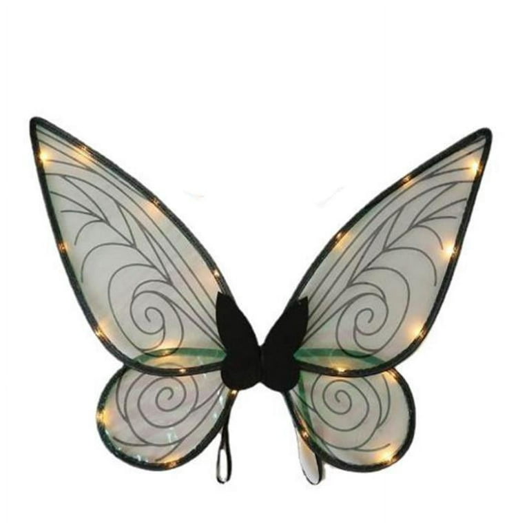 Fairy Wings Adult Light Up Butterfly Wings For Girls Sparkle Led Halloween Costume Angel Wings For Kids