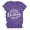 Purple, variant on Active Tops Women Classic Everyday Women's Tee with Short Sleeves Crew Neck Soft Comfortable Top for Daily Wear and Casual Blue S