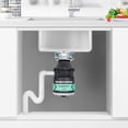 thumbnail image 3 of Garbage Disposals KUPPET 1/2 HP Food Waste Disposer with Power Cord 1700 RPM Continuous Feed Super Quiet&Easy to Install 34 OZ. Capacity Stainless Steel, 3 of 6