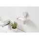 thumbnail image 5 of Jabonera con ventosa, no requiere taladro, reutilizable, instalación en 1 segundo, jabonera para ducha, soporte de pared para azulejos de ducha de baño, impermeable - blanco, 5 of 5