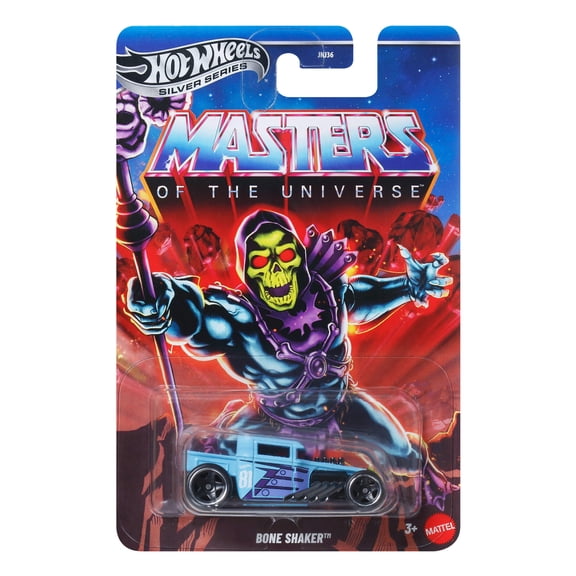 Hot Wheels Silver Series Masters of the Universe Bone Shaker, 1:64 Scale Collectible Toy Car