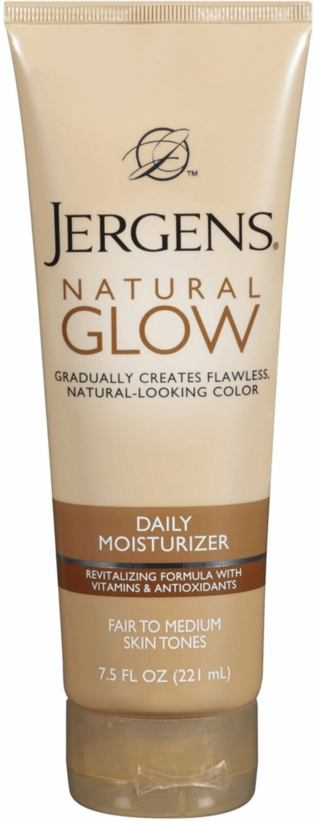 Jergens Daily Moisturizer Fair To Medium Skin Natural Glow, 7.5oz, 4-Pack - image 2 of 3