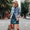 thumbnail image 4 of Fotbe Lightning Vestido de Verano sin Mangas para Mujer – Vestido Midi Línea A, Estilo Camiseta Floral, Vestido Playero Casual y Fluido, 4 of 7