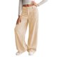 thumbnail image 2 of Pantalones largos para niñas de 7 a 16 años, de color liso, holgados, de pierna recta, de pana con bolsillo., 2 of 9