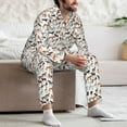 thumbnail image 7 of Lsque Horse Pattern Long Sleeve Pajama Set for Men - Soft 2-Piece Sleepwear and Loungewear Set with Pockets, Comfy Nightwear-Medium, 7 of 7