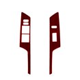 thumbnail image 2 of 2X Red Carbon Fiber Front Door Lift Control Cover Trim for Toyota Matrix 2009-14, 2 of 4