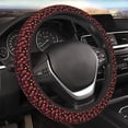 thumbnail image 3 of Lsque Beautiful Maple Leaf Lantern Ultra Soft Car Steering Wheel Cover for Women, Standard 15 inch Size for Truck Van SUV Auto, 3 of 8